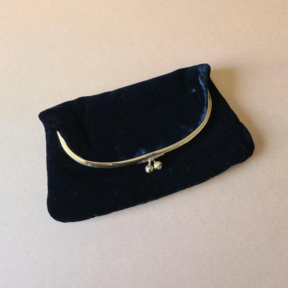 Vintage Velvet Clutch Purse